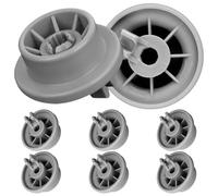 8 piezas ruedas universales para cesta de lavavajillas, repuestos para lavavajillas, ruedas para carrito de cesta de lavavajillas compatibles con lavavajillas Bosc y Sieme modelo 165314