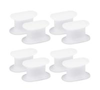 8 Piezas Separador de Dedos en Gel, Enderezadores de Juanetes, Separadores de Dedos de Silicona, FéRulas de Gel Para Dedos del Pie, Para Dedos de Pies Superpuestos