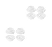 8 piezas Tapas de Portacarretes para Singer 51113-456, Plástico blanco | Diseño de Doble Cabeza, Recambio Fácil, Ayuda a Evitar Enredos del Hilo, para Reparaciones Domésticas