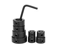 8 Piezas topes para Taladro Anillo Posicionador, Topes de Profundidad Brocas, Profundidad Perforación Anillo Tope con La Llave Hexagonal, Collares De Tope de Profundidad 3-16 Mm