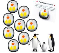 8 Piezas un pequeño Bolsillo pingüino, Mini Lindo pingüino Bolsillo Abrazo, decoración Animales