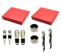 8 Piezas Vino Regalos Set de Inicio Incl. Sacacorchos Frasco Dosificador Tapón