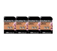 8 pilas Duracell LR44 A76 V13GA 76A (4 blísters de 2 baterías) 8 pilas