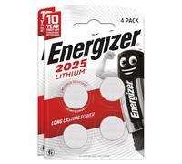 8 pilas Energizer 2025 de litio CR2025 - Pilas de botón de 3 V de larga duración para monitor de frecuencia cardíaca, mandos a distancia, sistemas de apertura, puertas, calculadoras y juguetes