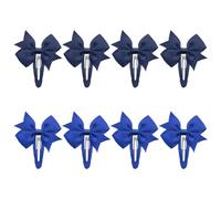 8 Pinzas Para El Pelo Con Lazo, Pinzas Para El Pelo De Mariposa Azul, Pinzas Para El Pelo Con Lazo Para Niños, Lindos Accesorios Para El Cabello Con Lazo