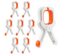 8 pinzas para toallas para tumbonas de playa, pinzas de la ropa grandes, fuertes pinzas para toalla de playa, resistentes al viento, pinzas para toallas de baño, para ropa diaria, toalla de playa,