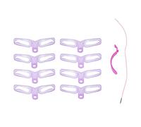 8 plantillas reutilizables para cejas, kit de modelado de cejas tridimensional