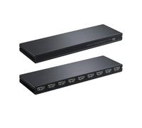 8 Port 1 In 8 Out 1x8 Hdmi Splitter Audio Video 1080p Hub for Hd Hdtv 4k 3d Dvd