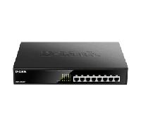 DGS-1008MP switch No administrado Gigabit Ethernet (10/100/1000) Energía sobre Ethernet (PoE) 1U Negro, Interruptor/Conmutador No administrado, Gigabit Ethernet (10/100/1000), Bidireccional completo (Full duplex), Energía sobre Ethernet (PoE), Montaje en rack, 1U