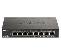 D-Link DGS 1100-08PV2 - Switch - Smart - 8 x 10/100/1000 (PoE) - Desktop - PoE (64 W)