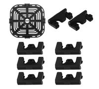 8 protectores de silicona para freidora, parachoques de goma para freidora de aire, pestañas de silicona de repuesto para Instant Vortex de 6 cuartos