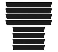 8 Protectores de Umbral de Puerta para Coche,Universal Pegatinas Umbral de Puerta de Coche Protector,Protectores para umbrales Puertas,Fibra Carbono Pegatinas,para Bordes Puertas Autom贸viles,Negro