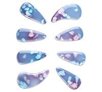 8 Púas para Dedos, Silicona, Delicadas, Elásticas, Profesionales, para Uñas, Apariencia Suave, Cubiertas, Piezas de Repuesto para Instrumentos Reutilizables, Color (Color de