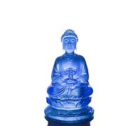 8 Pulgadas de Altura Resina Buda Estatuas Escultura de la Escultura Estatuas Figuras Budismo Regalos y artesanías Home Moderno Zen Decoración de la Suerte Adornos, colección de Arte de Sakyamuni