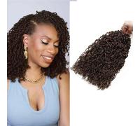 8 Pulgadas Yanky Twist Crochet Cabello Pre-Twist Trenzar Pelo 5 Packs Mini Twist Crochet Trenzas Extensiones de Pelo Trenzado Pasión Corto para Mujer