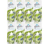 8 recambios glade Sense and Spray de 18 ml - Muguet (lirio de los valles)