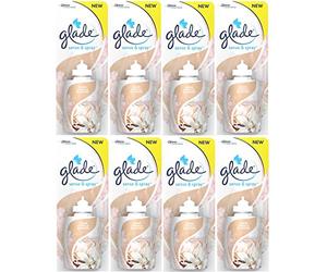 8 recambios Glade Sense & Spray (vainilla)