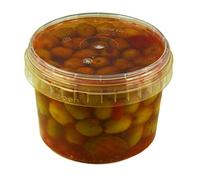 8 recipientes de 380 g de aceite de oliva sin núcleo de marroquí en Lake vegan, sin gluten, en tapas, ensaladas, al cocinar.