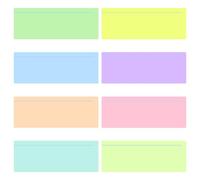 8 reglas de superposición de dislexia, ayuda de dislexia de colores para leer, regla de lectura para tiras de lectura guiadas de dislexia, fácil identificación, diseño fácil de usar para dislexia