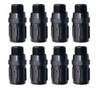 8 reguladores de presión de 25 PSI, regulador de presión de válvula de riego de jardinería, reductor de presión de riego, accesorios de sistema de riego