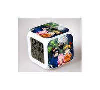 (8) Relojes digitales Anime Naruto Uchiha Sasuke Gaara Hatake Kakashi Haruno Sakura Tsunade Jiraiya Deidara Alarma