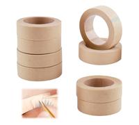 8 Rollos Cinta Micropore Eyeliner 1,25 cm x 914 cm, Piel Cinta de Microporos, Flexible Esparadrapo Papel Esparadrapo Hipoalergénico, Cinta Micropore para Extensiones de Pestañas Nariz Cinta