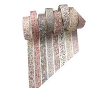 8 rollos de cinta decorativa para álbumes de recortes, cinta de fondo estética para diario, álbum de fotos, planificador, álbumes de recortes