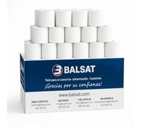 8 rollos de papel termico 80x80x12 para tpv, registradora, impresoras de ticket epson compatibles