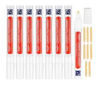 8 Rotulador Blanco de Pared para Lechada, Bolígrafo de Pintura para restaurar juntas de Azulejos, sellador para baños y cocina