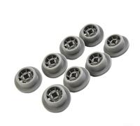 8 ruedas de bandeja inferior para lavavajillas compatibles con Bosch para Siemens para Neff para Hotpoint C00210742 165314 piezas de repuesto de 35 mm Od 5 mm Id ruedas de rodillo deslizante suave kit