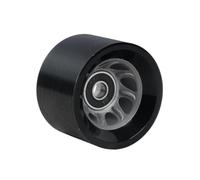 8 ruedas for patinaje sobre, de patines cuádruples PU alta velocidad con espaciador rodamientos, rodillo urbano for Fitness para Patines(Black-Gray)