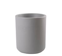 8 seasons design Shining Elegant Pot, lámpara de suelo, gris - ø39 x alt.39 cm - incl. bombilla