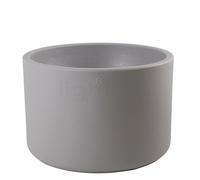 8 seasons design Shining Elegant Pot, lámpara de suelo, gris - ø59 x alt.39 cm - incl. bombilla