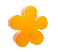 8 Seasons design Shining Flower - Lámpara solar decorativa (40 cm de diámetro, incluye módulo solar y bombilla LED en blanco cálido, para decoración de interiores y exteriores, habitación de los