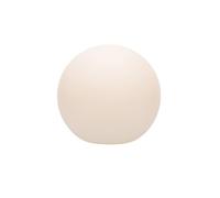 8 seasons design Shining Globe - Lámpara solar (50 cm de diámetro, incluye módulo solar y bombilla LED en blanco cálido, para interior y exterior)
