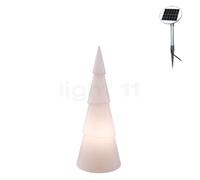 8 seasons design Shining Tree, redonda lámpara de suelo, 75 cm - incl. bombilla - incl. módulo solar