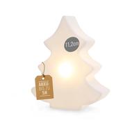 8 seasons Lámpara de mesa con diseño de árbol de Navidad Shining Tree Micro 2D - 11 cm LED lámpara decorativa con batería y USB-C - recargable y atmosférica - ideal para Navidad y decoración de