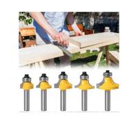 8 Shank Ball Milling Cutter Professional Woodworking Slotting Cutter Edge Trimmer Cutter