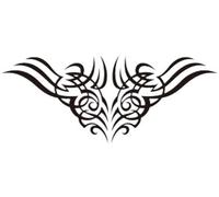 8 Sheets Herbal Punk Totem Tattoo For Women Men Waterproof Arm Lasting Goth Neck Temporary Tattoo Stickers(09)