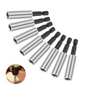 8 Soportes MagnéTicos Para Destornillador De BateríA Portabrocas MagnéTico De VáStago Hexagonal De 1/4 Porta Puntas Atornillador Imantadas Para Taladro EléCtrico De Mano
