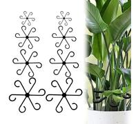8 soportes para plantas Monstera, juego de soporte para plantas, soporte para plantas, soporte para plantas de jardín, soporte para plantas, soporte para tallos, anillo de apoyo para jardinería,