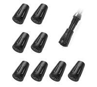 8 tapas de punta bastón Nordic Walking Protector de goma punta de palo para bastones Senderismo Asfalto Grava Montañas Senderismo