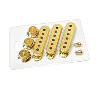 8 tapas de repuesto para pastillas de guitarra ABS y tapas de control de volúmenes, piezas de repuesto para perillas de volumen de guitarra precisas
