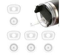 8 Tapón de Derrame para Stanley, Tapón Silicona a Prueba Derrames para vaso Stanley de 40 oz con Asa Tapón De Fugas de 30 oz para Stanley Cup Quencher H2.0 Flowstate Accesorios