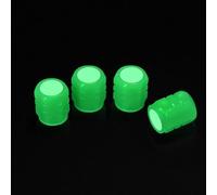 8 tapones fluorescentes luminosos para válvula de neumático, brillan en la | Fundas para coche, camión, SUV, motocicleta, bicicleta, ABS, a prueba de polvo, accesorios de protección