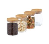 8 tarros con tapa - Set de tarros de vidrio