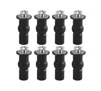 8 Tornillos de Expansión de Goma, Accesorios para Asiento de Inodoro con Fijación Superior, Sujetadores con Bisagras, Pernos de Fijación