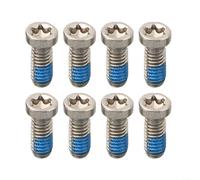 8 tornillos de plato para Sram RIVAL AXS rojo para FORCE QUARQ 12 velocidades manivela T20 plata