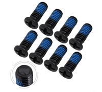 8 tornillos de repuesto para pedales Speedplay, pernos de cabeza de botón de perfil bajo en 8,5 mm, 9,5 mm, 10,5 mm, seguro para pedales de bicicleta para instalación de ciclismo de carretera (10,5 mm