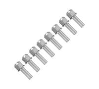 8 tuercas de extensión de cubo de rueda RC de acero inoxidable de alta resistencia hexagonal RC adaptador de extensión de cubo de rueda para axial SCX10 (25 mm)